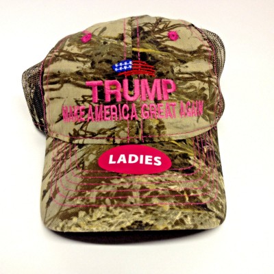 Ladies Trump  Camo Hat Custom Embroidery slogan   eb-98190763